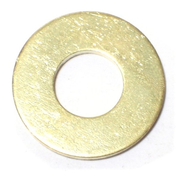 Midwest Fastener Flat Washer, Fits Bolt Size 3/8" , Brass 16 PK 61937